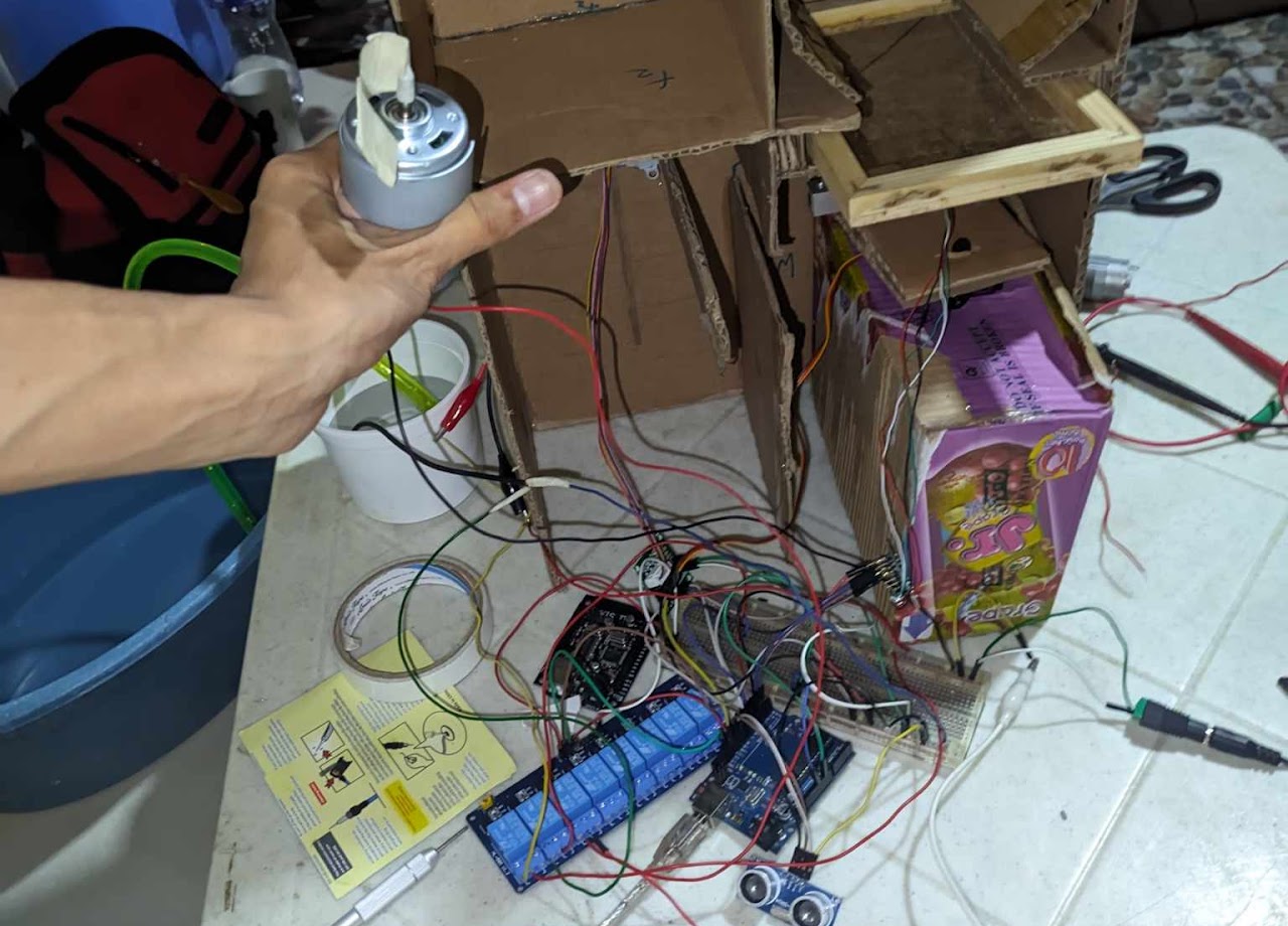 Compact prototype of the machine